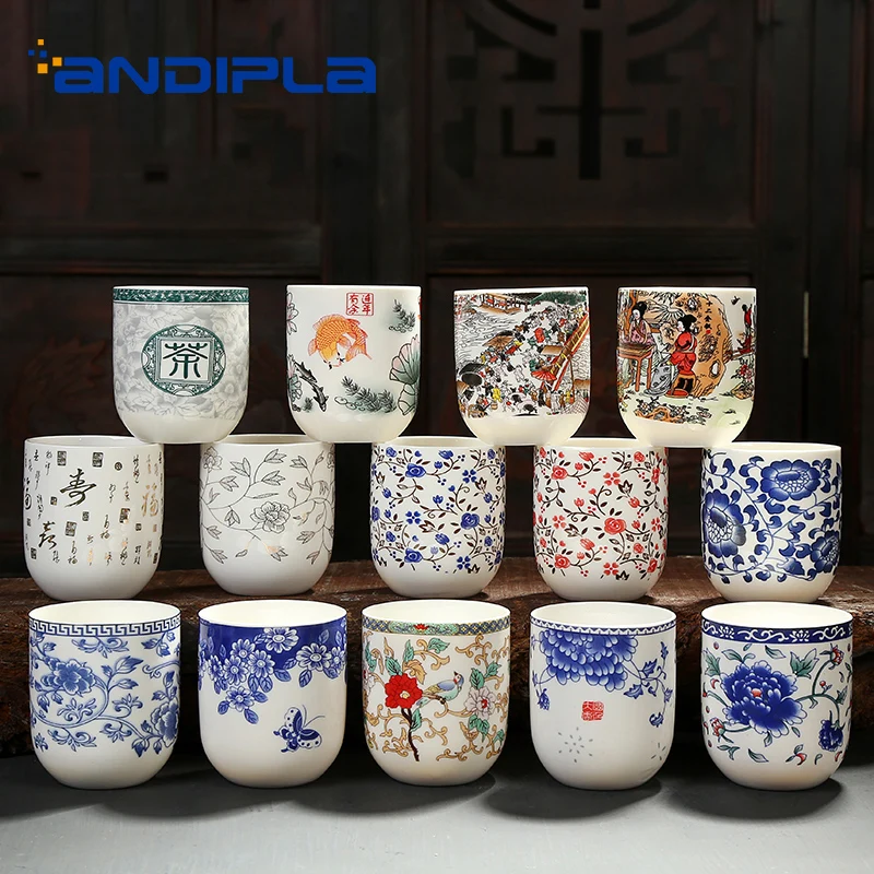 2PCS/Lot 120ML Jingdezhen Ceramic Blue and White Porcelain Teacup Chinese Kung Fu Tea Cup Home Drinkware Milk Mug Family Gifts
2PCS/Lot 120ML Jingdezhen Ceramic Blue and White Porcelain Teacup Chinese Kung Fu Tea Cup Home Drinkware Milk Mug Family Gifts