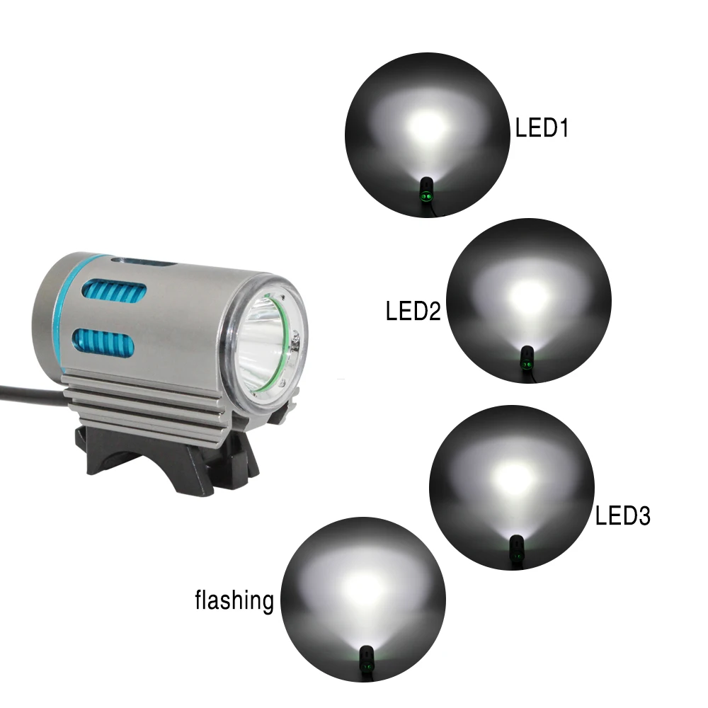 XM-L2 LED Bicycle flashlight Bike DC Port Front Lamp Head Bicycle Bike Lamp Light Headlight Torch 4 Mode Flashlight
XM-L2 LED Bicycle flashlight Bike DC Port Front Lamp Head Bicycle Bike Lamp Light Headlight Torch 4 Mode Flashlight