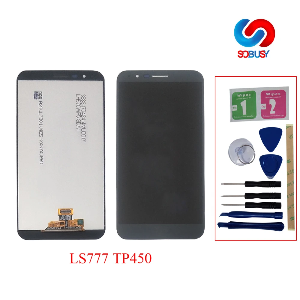 ЖК дисплей для LG Stylus 3 Plus LS777 TP450 MP450 M470 сенсорный экран дигитайзер сборка stylo plus Tela с