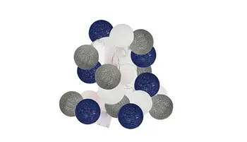 2.5m 20 LED White Navy Blue Grey Cotton Balls String Lights Battery Operated Christmas LED Garland Party Decorative Lamp
2.5m 20 LED White Navy Blue Grey Cotton Balls String Lights Battery Operated Christmas LED Garland Party Decorative Lamp