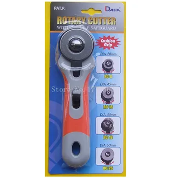Useful 28mm Soft Grip Rotary Cutter , Circular Cut Blade for Patchwork Leather Vinyl Paper Craft AA7762
Useful 28mm Soft Grip Rotary Cutter , Circular Cut Blade for Patchwork Leather Vinyl Paper Craft AA7762
