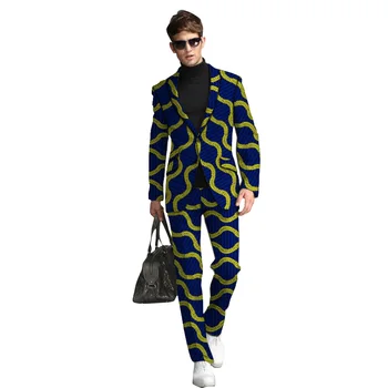New arrivals African print suits men Ankara fashion man pant suits male street wear blazer with trouser 2 pieces set
New arrivals African print suits men Ankara fashion man pant suits male street wear blazer with trouser 2 pieces set