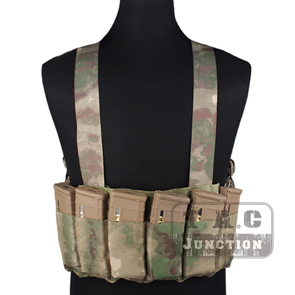 Emerson Tactical Combat Adjustable High Speed Chest Rig Arid Foliage Carrier Vest with Six Pack M4 M16 Magazine Mag Pouches
Emerson Tactical Combat Adjustable High Speed Chest Rig Arid Foliage Carrier Vest with Six Pack M4 M16 Magazine Mag Pouches