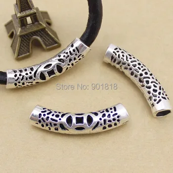 10pcs/lot zinc alloy hollow Curved Tube Spacer Beads jewelry Charms for Jewelry Craft F1057
10pcs/lot zinc alloy hollow Curved Tube Spacer Beads jewelry Charms for Jewelry Craft F1057