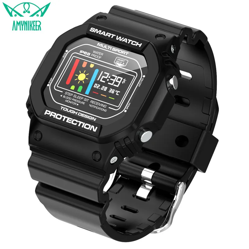 AMYNIKEER smart watch X12 outdoor sports IP68 waterproof watch ECG+PPG blood pressure heart rate monitor fitness tracker
AMYNIKEER smart watch X12 outdoor sports IP68 waterproof watch ECG+PPG blood pressure heart rate monitor fitness tracker