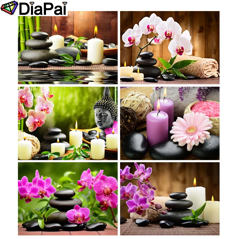 DIAPAI 5D DIY Diamond Painting 100% Full Square/Round Drill "Religious Buddha flower" 3D Embroidery Cross Stitch Home Decor
DIAPAI 5D DIY Diamond Painting 100% Full Square/Round Drill "Religious Buddha flower" 3D Embroidery Cross Stitch Home Decor
