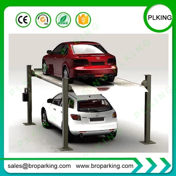 

4 Post Double Deck Car Lift with Hydraulic System