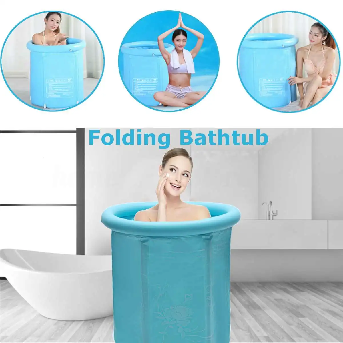 75*75cm Full-body Folding Detachable Household Adult Thickening Inflatable Bathtub Bath Barrel
75*75cm Full-body Folding Detachable Household Adult Thickening Inflatable Bathtub Bath Barrel