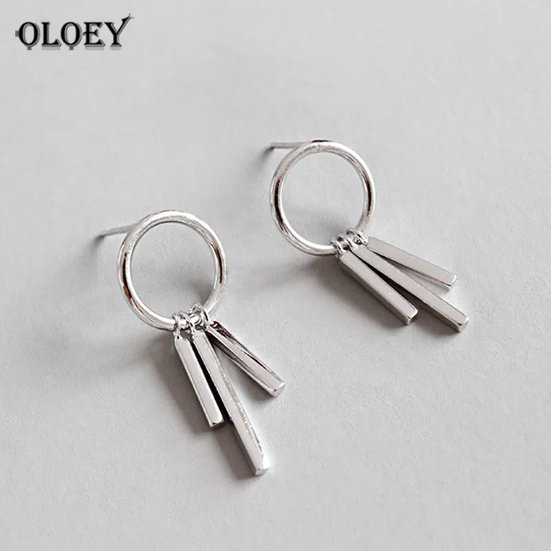 OLOEY 100% Real 925 Sterling Silver Dangle Earrings for Women Personality Hollow Round Tassel Earring Korean Fine Jewelry YME350
OLOEY 100% Real 925 Sterling Silver Dangle Earrings for Women Personality Hollow Round Tassel Earring Korean Fine Jewelry YME350