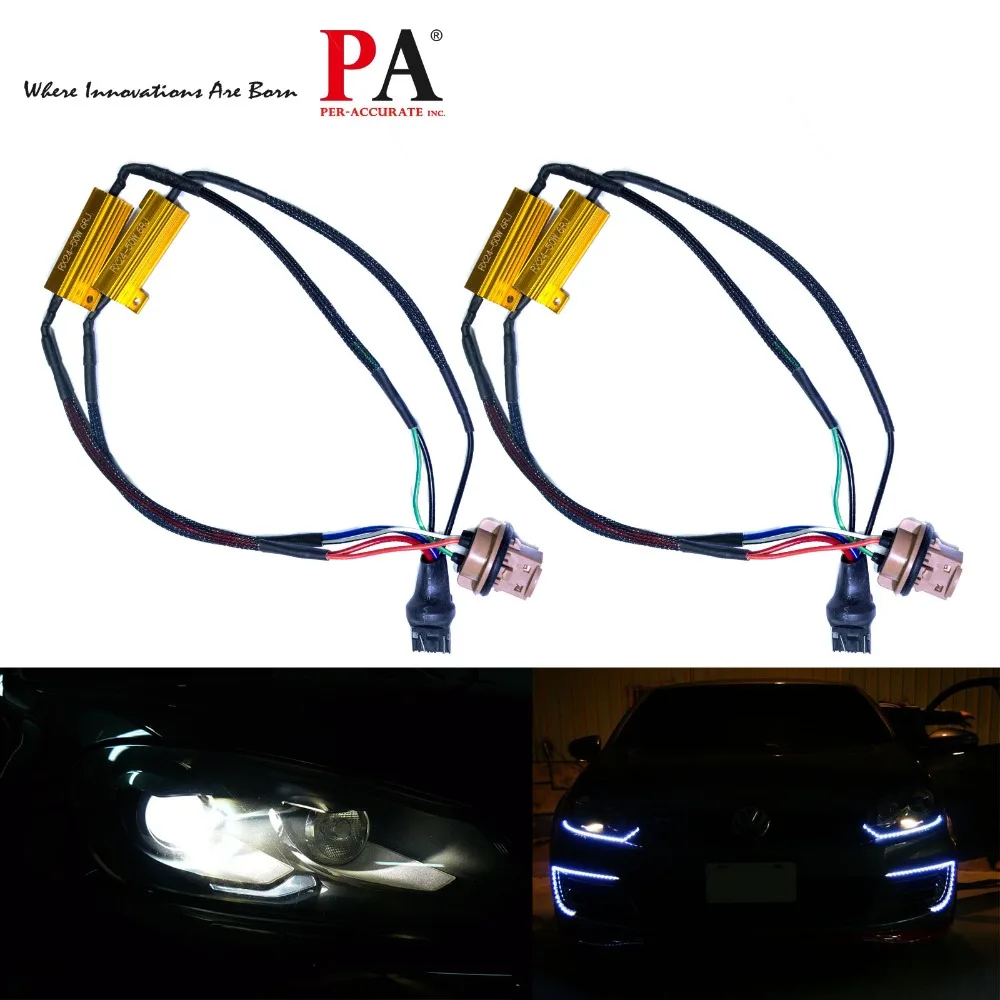 PA LED 2PCS x 7443 T20 50W 6ohm Load Resistor Canbus Fix LED Bulb Hyper Flash Error Code
PA LED 2PCS x 7443 T20 50W 6ohm Load Resistor Canbus Fix LED Bulb Hyper Flash Error Code