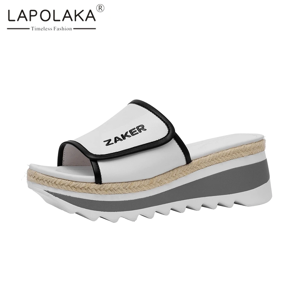 Lapolaka 2019 Brand New Hot Sale Fashion Sports Style Slippers Women Shoes Flat Platform Summer Slippers Women Shoes Woman
Lapolaka 2019 Brand New Hot Sale Fashion Sports Style Slippers Women Shoes Flat Platform Summer Slippers Women Shoes Woman