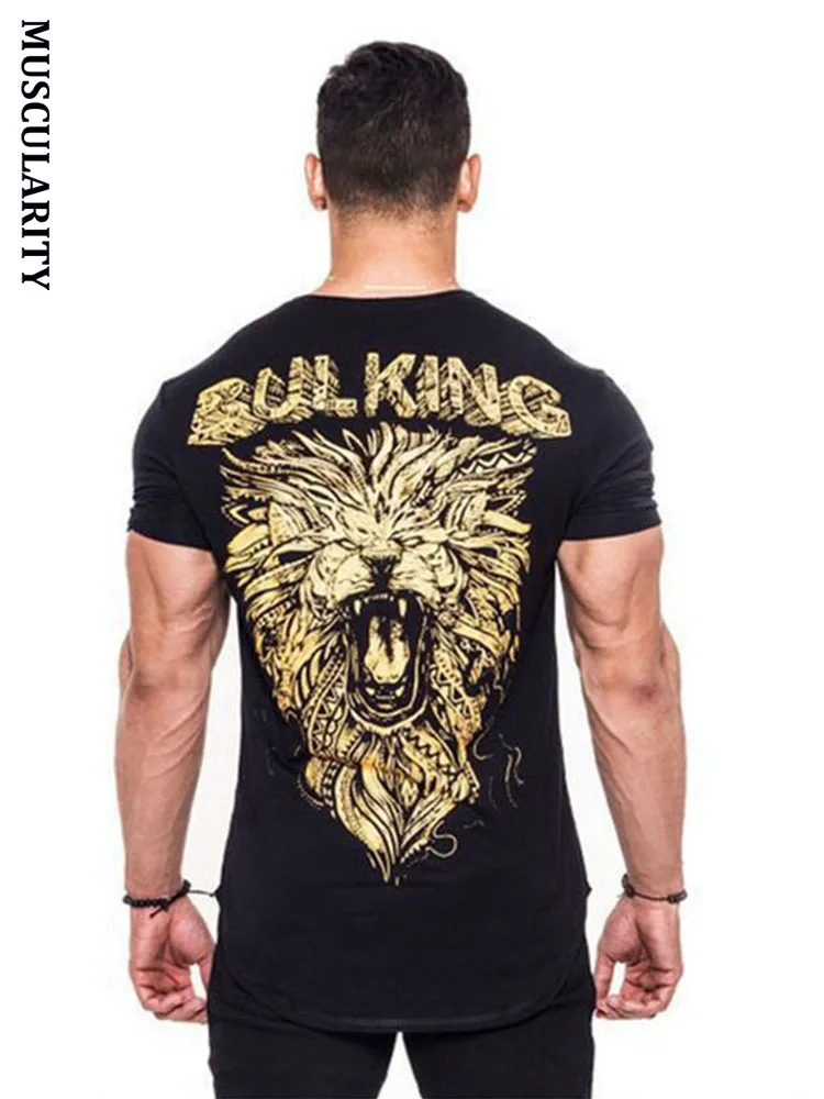 MUSCULARITY Summer Mens T Shirt Men Quick Dry Slim Fit Men Compression Shirt Tops Bodybuilding O-Neck Short Sleeve T-Shirts
MUSCULARITY Summer Mens T Shirt Men Quick Dry Slim Fit Men Compression Shirt Tops Bodybuilding O-Neck Short Sleeve T-Shirts