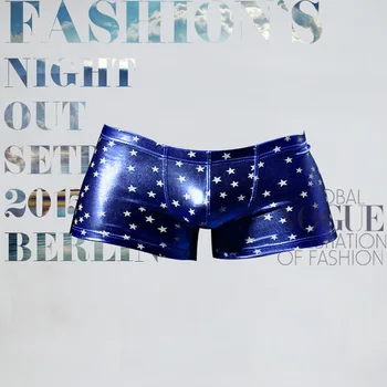 Sexy Men Underwear Brand Patent Leather Mid-waist U Convex Pouch Boxers Shorts Man Printed Star Seamless Underpants S-XL
Sexy Men Underwear Brand Patent Leather Mid-waist U Convex Pouch Boxers Shorts Man Printed Star Seamless Underpants S-XL