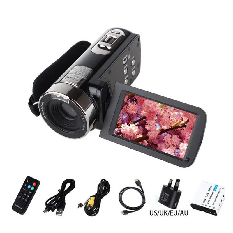 High Quality HDV-301STR 1080P Full HD Digital Video Camera 24MP 16x Digital ZOOM Video Camcorder DV DVR With 3'' TFT LCD Screen
High Quality HDV-301STR 1080P Full HD Digital Video Camera 24MP 16x Digital ZOOM Video Camcorder DV DVR With 3'' TFT LCD Screen