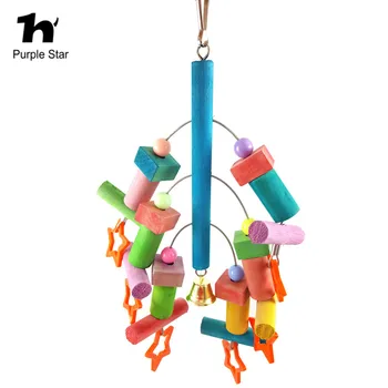 Purple Star Parrot Toys Colorful Wood Acrylic Toy Swing Ladder Bird Bite Chewing Toy Cockatiels Cage Pendant Decor Pet Supplies
Purple Star Parrot Toys Colorful Wood Acrylic Toy Swing Ladder Bird Bite Chewing Toy Cockatiels Cage Pendant Decor Pet Supplies