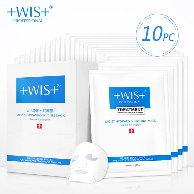 WIS Stealth Mosit Hydrating Mask Set 10 Pieces Acne Removing Hydrating