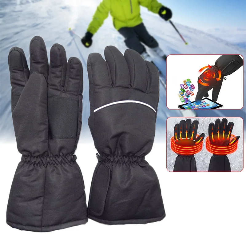 Newly 1 Pair Winter Warm Battery Heated Gloves Windproof Outdoor Electric Heating Ski Gloves BFE88
Newly 1 Pair Winter Warm Battery Heated Gloves Windproof Outdoor Electric Heating Ski Gloves BFE88