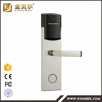 intelligent RFID card electronic hotel lock stainless steel key card hotel door lock
intelligent RFID card electronic hotel lock stainless steel key card hotel door lock