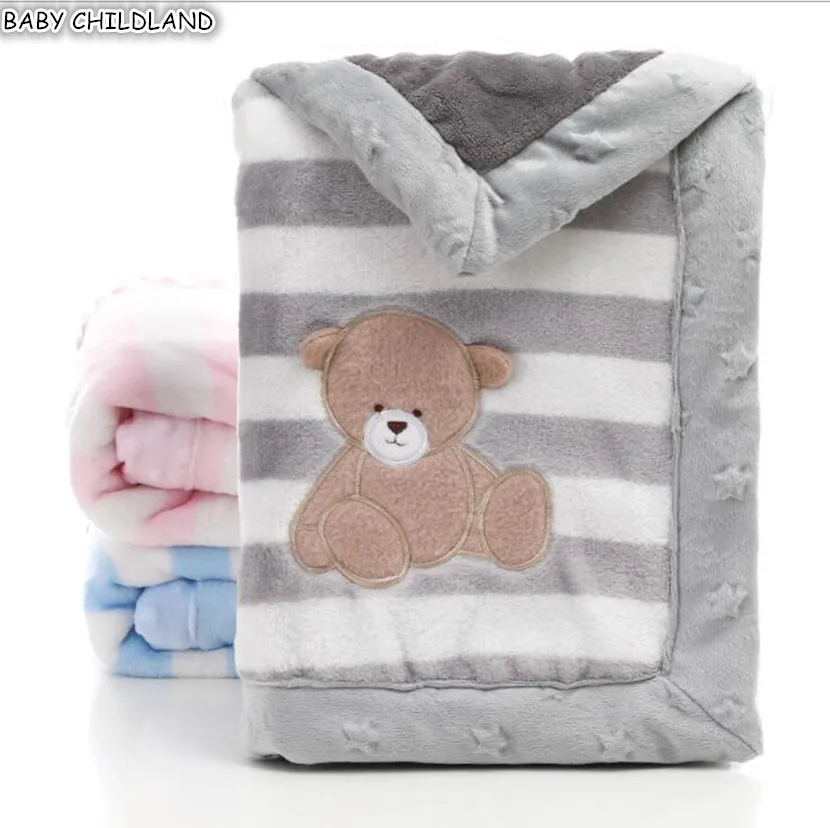 

Baby Blankets Newborn Baby Swaddle Wrap Blanket Soft Thicken Flannel Manta Bebe Infant Baby Bedding Crib Receiving Blanket