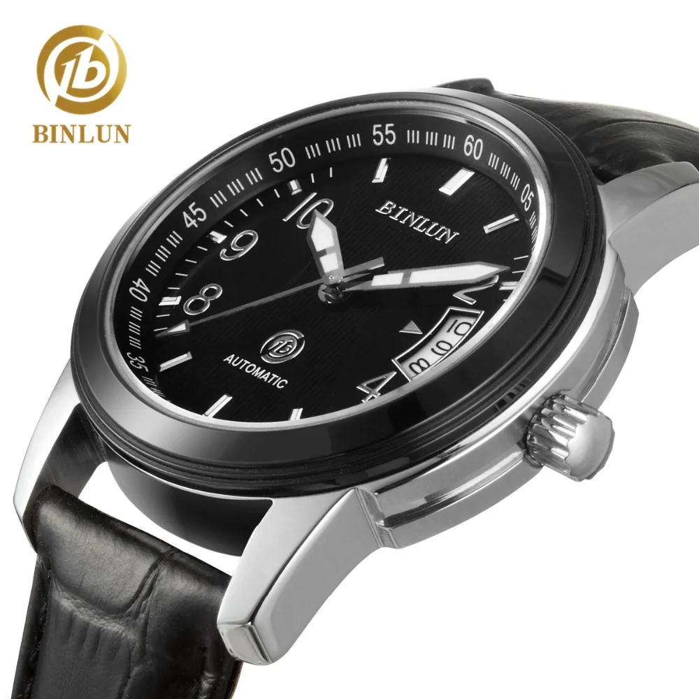 BINLUN Original Design Dial Mechanical Mens Watch Luxury Automatic Luminous Watch Genuine Leather Men Mechanical Watch Waterpoof
BINLUN Original Design Dial Mechanical Mens Watch Luxury Automatic Luminous Watch Genuine Leather Men Mechanical Watch Waterpoof
