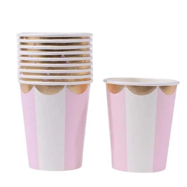 Pink Stripe Gold Lace Paper Cups Disposable cup Wedding kid Birthday party Decor baby shower party Supply Disposable Tableware
Pink Stripe Gold Lace Paper Cups Disposable cup Wedding kid Birthday party Decor baby shower party Supply Disposable Tableware
