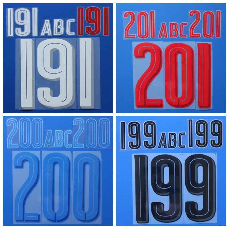 New customization DIY football name number font print,Hot stamping Soccer patches badges,Message name number
New customization DIY football name number font print,Hot stamping Soccer patches badges,Message name number