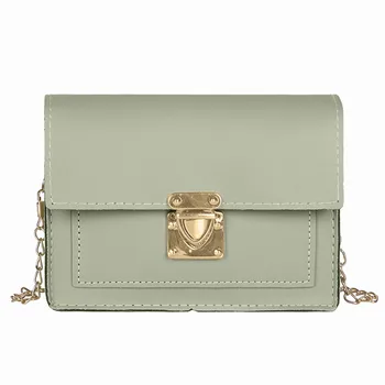 Fashion Women Handbags Solid Color Simple Style Chain Shoulder Bags Coin Holder Metal Button Element 
Fashion Women Handbags Solid Color Simple Style Chain Shoulder Bags Coin Holder Metal Button Element