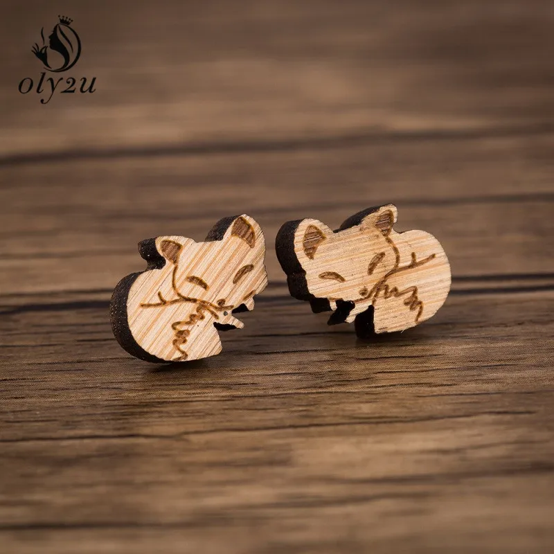 Oly2u Korean Fashion Jewelry Natural Wooden Animal Stud Earrings Women Accessories Gift New Fashion Woman Earrings Female
Oly2u Korean Fashion Jewelry Natural Wooden Animal Stud Earrings Women Accessories Gift New Fashion Woman Earrings Female