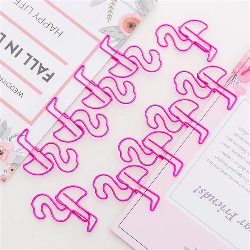 12pcs Flamingo Metal Paper Clips Bookmarks Photo Wall Planner School Office Supply File Folder Student Stationery Paperclips
12pcs Flamingo Metal Paper Clips Bookmarks Photo Wall Planner School Office Supply File Folder Student Stationery Paperclips
