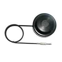 Round Shape Tattoo Foot Pedal Black Tattoo Foot Switch For Tattoo Power Supply