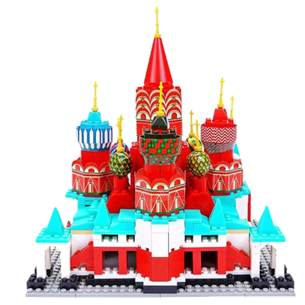 2019 New 600pcs Saint Basil's Cathedral Blocks Model Toy Compatible LegoIN City Architecture Building Blocks Toys for Kids Gift
2019 New 600pcs Saint Basil's Cathedral Blocks Model Toy Compatible LegoIN City Architecture Building Blocks Toys for Kids Gift