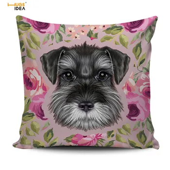 HUGSIDEA Cute Animal Home Decor Pink Cushion Cover Schnauzer Puppy 3D Print Square Pillow Case Car Almofada Sofa Seat Pillowcase
HUGSIDEA Cute Animal Home Decor Pink Cushion Cover Schnauzer Puppy 3D Print Square Pillow Case Car Almofada Sofa Seat Pillowcase