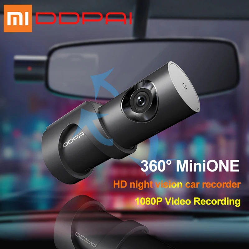 Xiaomi DDPAI Car Camera DVR 1080P HD Wi-Fi Night Vision Cam Auto Driving Recorder 360 degree rotation G-sensor Car Video camera
Xiaomi DDPAI Car Camera DVR 1080P HD Wi-Fi Night Vision Cam Auto Driving Recorder 360 degree rotation G-sensor Car Video camera