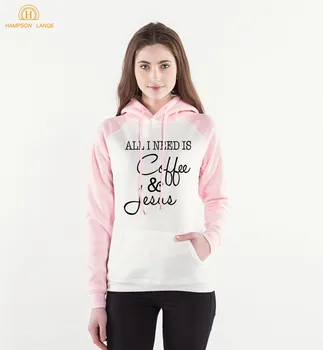 All I Need Is Coffee & Jesus Hoodies Women 2020 Spring Autumn Women's Sweatshirts Super Christian Raglan Hooded Warm Tracksuit
All I Need Is Coffee & Jesus Hoodies Women 2020 Spring Autumn Women's Sweatshirts Super Christian Raglan Hooded Warm Tracksuit