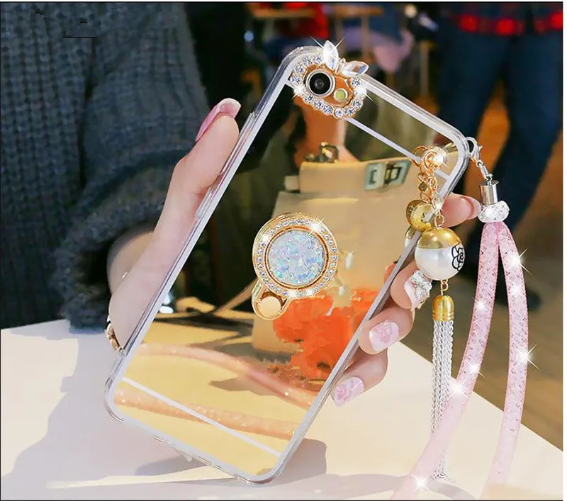LaMaDiaa For Samsung Galaxy S10 Plus S7 edge S8 S9 Plus Note 8 Note 9 Case Luxury Crystal Mirror Ring Holder Phone Case
LaMaDiaa For Samsung Galaxy S10 Plus S7 edge S8 S9 Plus Note 8 Note 9 Case Luxury Crystal Mirror Ring Holder Phone Case