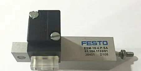 2 pcs free ship Solenoid valve FESTO ESM-10-4-P-SA 61.184.1133 for PM/SM 74 printing press
2 pcs free ship Solenoid valve FESTO ESM-10-4-P-SA 61.184.1133 for PM/SM 74 printing press