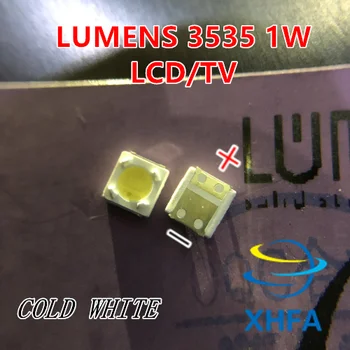 200pcs Original LUMENS LED 3535 3537 Light Beads Cool white High Power 1W 3V For LED LCD TV Backlight Applicatio
200pcs Original LUMENS LED 3535 3537 Light Beads Cool white High Power 1W 3V For LED LCD TV Backlight Applicatio