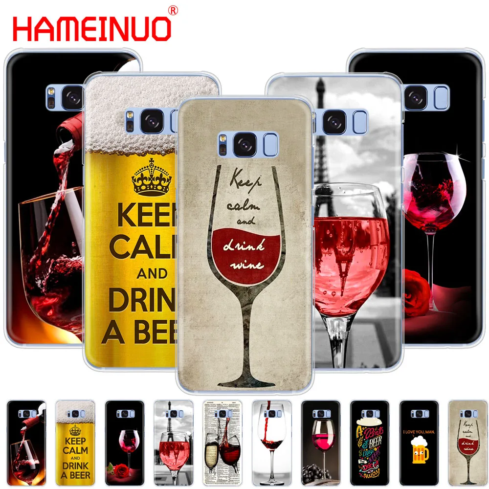 

HAMEINUO keep calm and drink a bear wine Pattern cell phone case cover for Samsung Galaxy S9 S7 edge PLUS S8 S6 S5 S4 S3 MINI