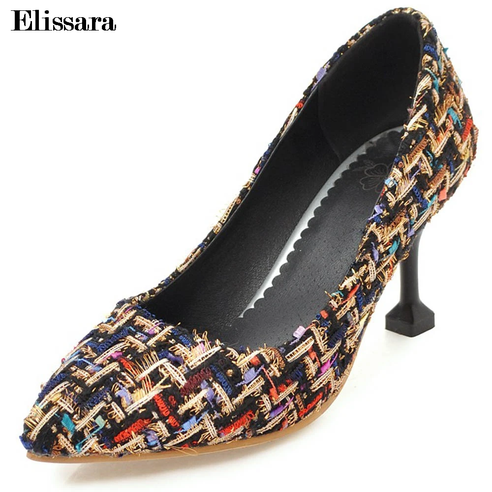 New 2018 For Women High Heels Pumps Shoes Woman Spring Retro Pointed Toe Shallow Office Shoes Plus Size 33-48 Elissara
New 2018 For Women High Heels Pumps Shoes Woman Spring Retro Pointed Toe Shallow Office Shoes Plus Size 33-48 Elissara