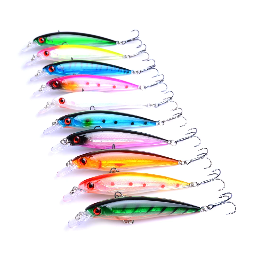 10 pieces fishing bait 11 cm/13.5g fishing lures minnow hard bait suspension fishing lure bass crankbait redfish swimbait pesca
10 pieces fishing bait 11 cm/13.5g fishing lures minnow hard bait suspension fishing lure bass crankbait redfish swimbait pesca