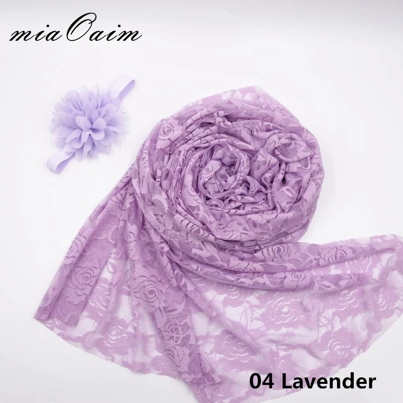 6PCS/Lot 150*50cm Streched Lace Wraps with Headband Full Set Newborn Baby Photography Wraps Lace SwaddleScarf Receiving Blanket
6PCS/Lot 150*50cm Streched Lace Wraps with Headband Full Set Newborn Baby Photography Wraps Lace SwaddleScarf Receiving Blanket