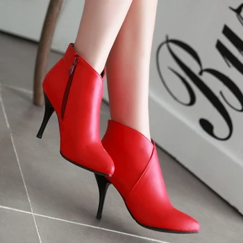 Nice Autumn And Winter Women Shoes Fashion Sexy Women Boots High Thin Heels Pointed Toe Ankle Boots Shoes Women ankle-length
Nice Autumn And Winter Women Shoes Fashion Sexy Women Boots High Thin Heels Pointed Toe Ankle Boots Shoes Women ankle-length