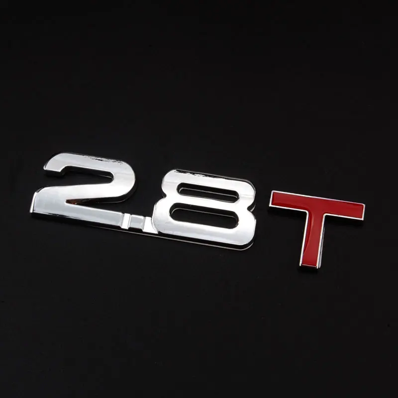 BBQ@FUKA 3D Metal 2.8T Emblem Turbo Car Sticker 2.8 T Rear Trunk Badge Decal Personality Fit for SRX 9-3 Liberty 2005-2011
BBQ@FUKA 3D Metal 2.8T Emblem Turbo Car Sticker 2.8 T Rear Trunk Badge Decal Personality Fit for SRX 9-3 Liberty 2005-2011