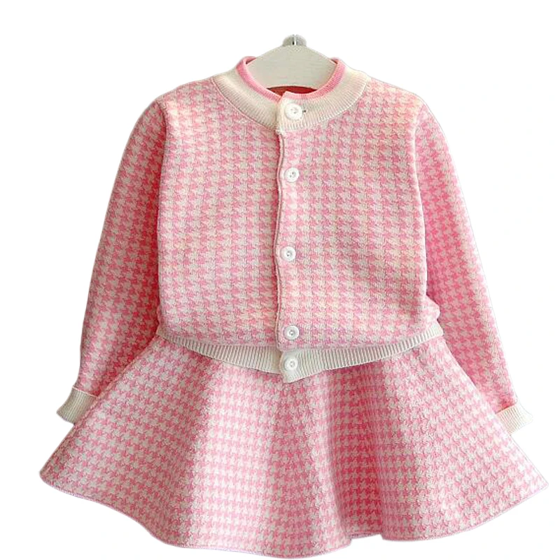 Girl clothes Fall Two-piece Single Breasted Coat Sweet Plaid Skirt Sets Baby Christmas Outfits Costume For The New Year
Girl clothes Fall Two-piece Single Breasted Coat Sweet Plaid Skirt Sets Baby Christmas Outfits Costume For The New Year