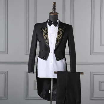 The new 2020 men's dress tuxedo magic clothing chorus costumes dance take two best garments
The new 2020 men's dress tuxedo magic clothing chorus costumes dance take two best garments