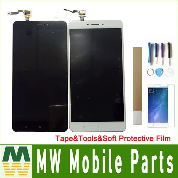 6.44"For Xiaomi Max 2 Max2 LCD Display+Touch Screen Black White with tape&tools&soft protective film
6.44"For Xiaomi Max 2 Max2 LCD Display+Touch Screen Black White with tape&tools&soft protective film