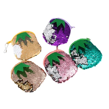 70PCS / LOT Creative Girl Coin Bag Reversible Sequin Coin Wallet Change Card Key Wallet Mini Pineapple Wallet Random Color
70PCS / LOT Creative Girl Coin Bag Reversible Sequin Coin Wallet Change Card Key Wallet Mini Pineapple Wallet Random Color