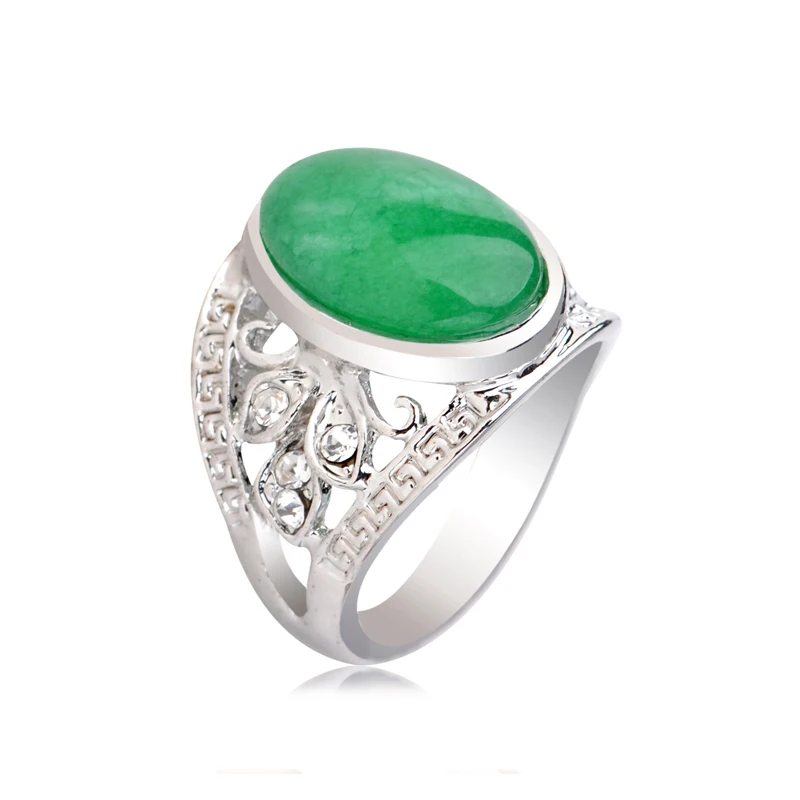 BlueSand Malachite Stone Silver Ring Oval Green Jasper Hollow Flower Retro Pattern Crystal Rhinestone Finger Rings Women Jewelry
BlueSand Malachite Stone Silver Ring Oval Green Jasper Hollow Flower Retro Pattern Crystal Rhinestone Finger Rings Women Jewelry