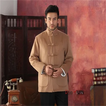 Winter Hottest Gold Men Velour Thick Overcoat Chinese Traditional Embroidery Jacket Tang Suit Size M L XL XXL XXXL
Winter Hottest Gold Men Velour Thick Overcoat Chinese Traditional Embroidery Jacket Tang Suit Size M L XL XXL XXXL