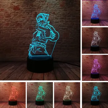 New Movie LOL Character Game Action Figure LOL Ezreal 7 Colors Gradient Bedside Sleeping Night Light Child Kids Boys Man Fans
New Movie LOL Character Game Action Figure LOL Ezreal 7 Colors Gradient Bedside Sleeping Night Light Child Kids Boys Man Fans